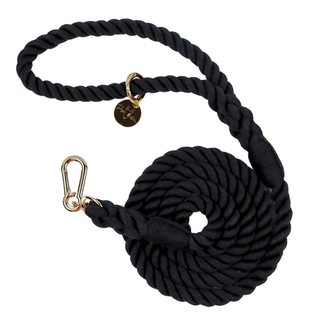 Rope Leash - Noir